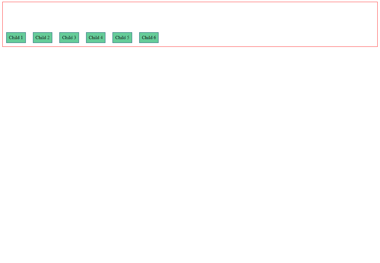 result from setting align-items as flex-end